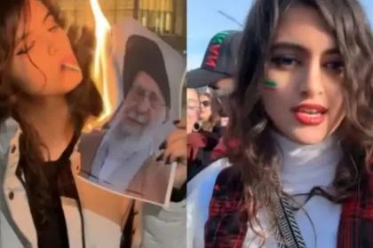 Viral ξανά η Ιρανή που άναψε τσιγάρο με φωτογραφία του Χαμενεΐ: «Στο είπα ότι θα χορέψουμε πάνω στον τάφο σου»
