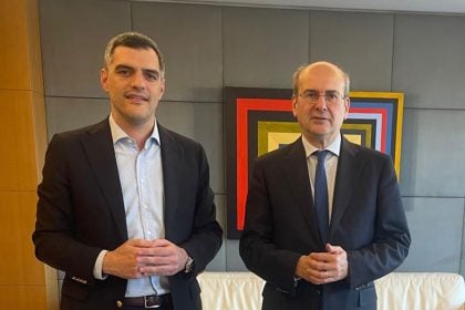 Συνάντηση του Ανδρέα Τσώκου με τον Αντιπρόεδρο της Κυβέρνησης Κωστή Χατζηδάκη