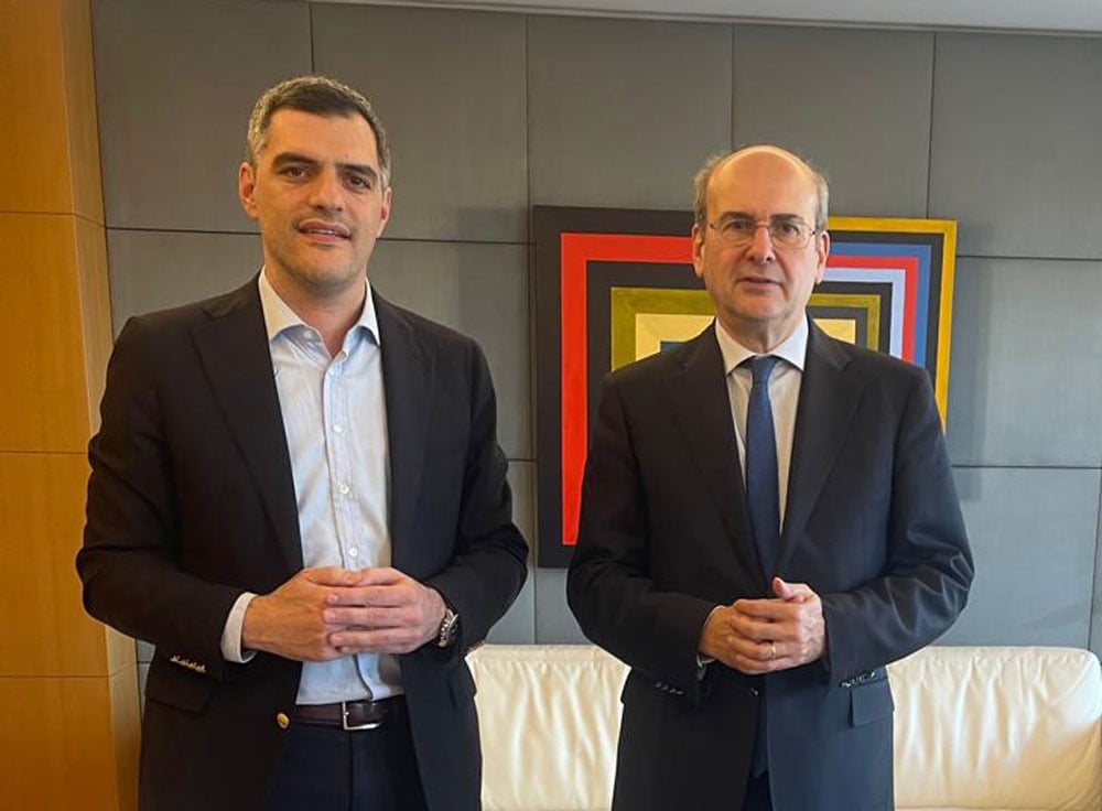 Συνάντηση του Ανδρέα Τσώκου με τον Αντιπρόεδρο της Κυβέρνησης Κωστή Χατζηδάκη